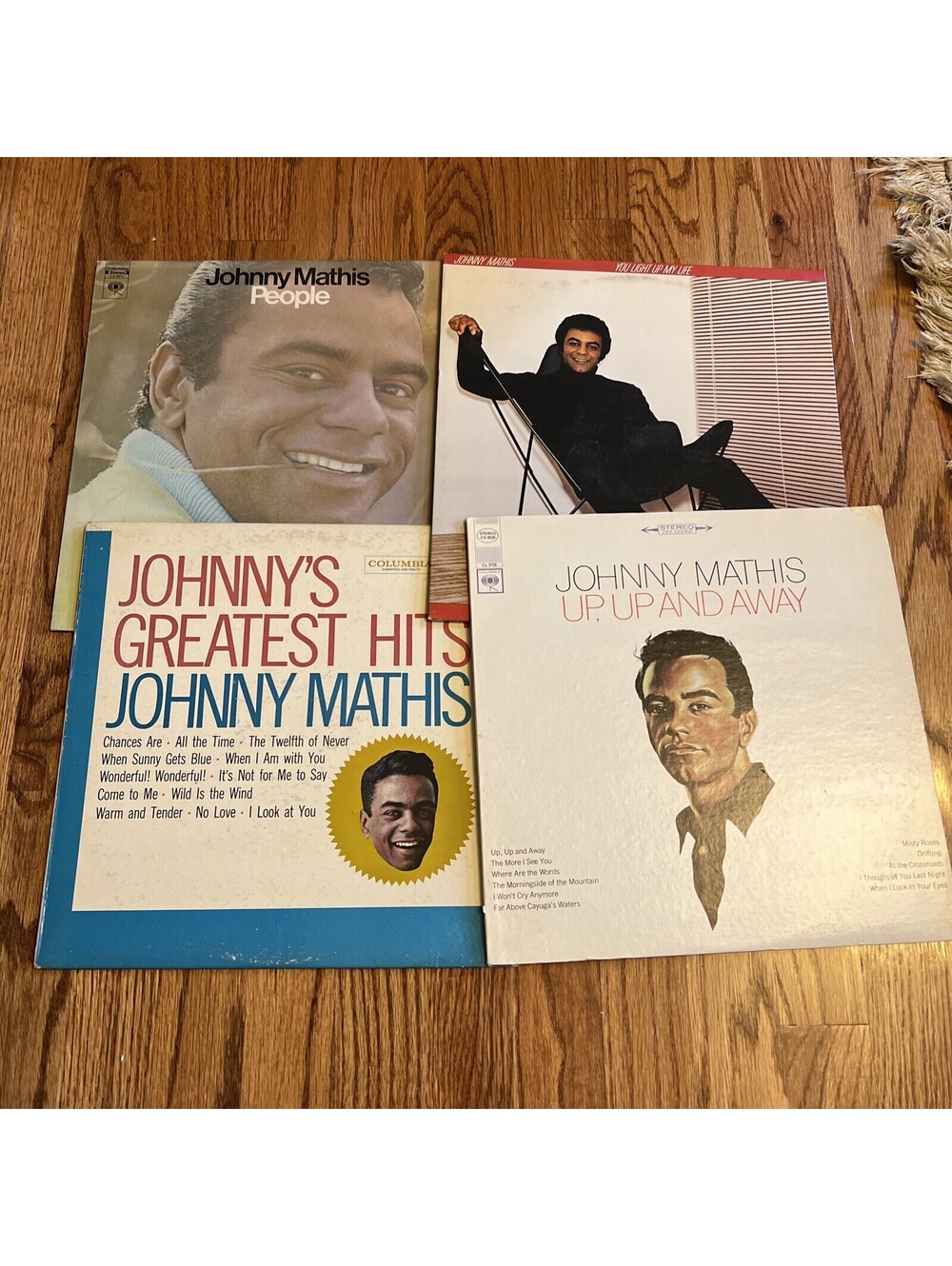 *LOT OF 4* Johnny Mathis - Johnny’s Greatest Hits/People/You Light Up My Life/UP
